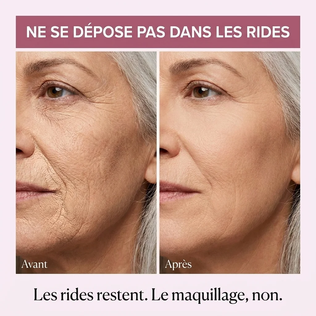 Les rides restent, le maquillage non