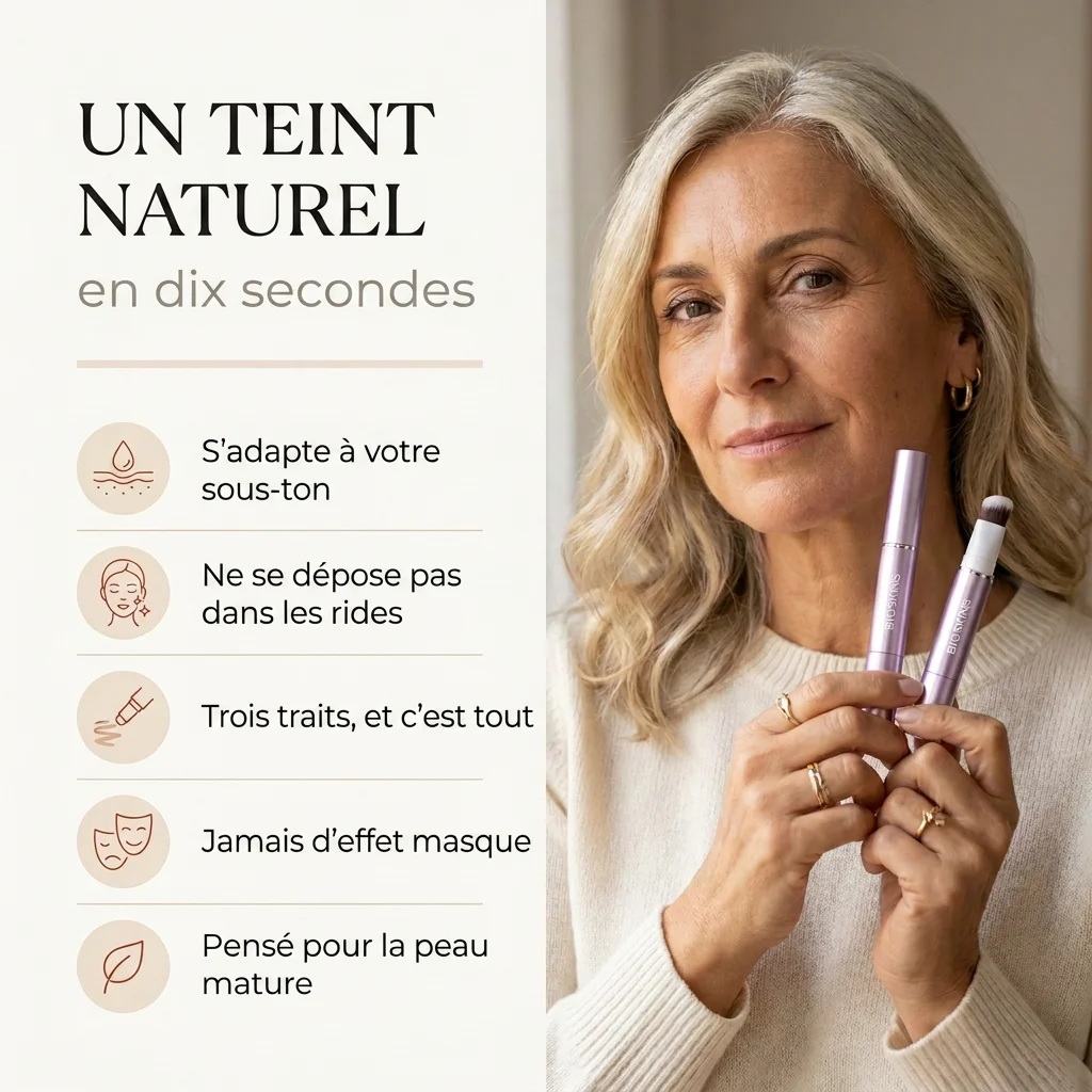 Pensé pour la peau mature et sensible